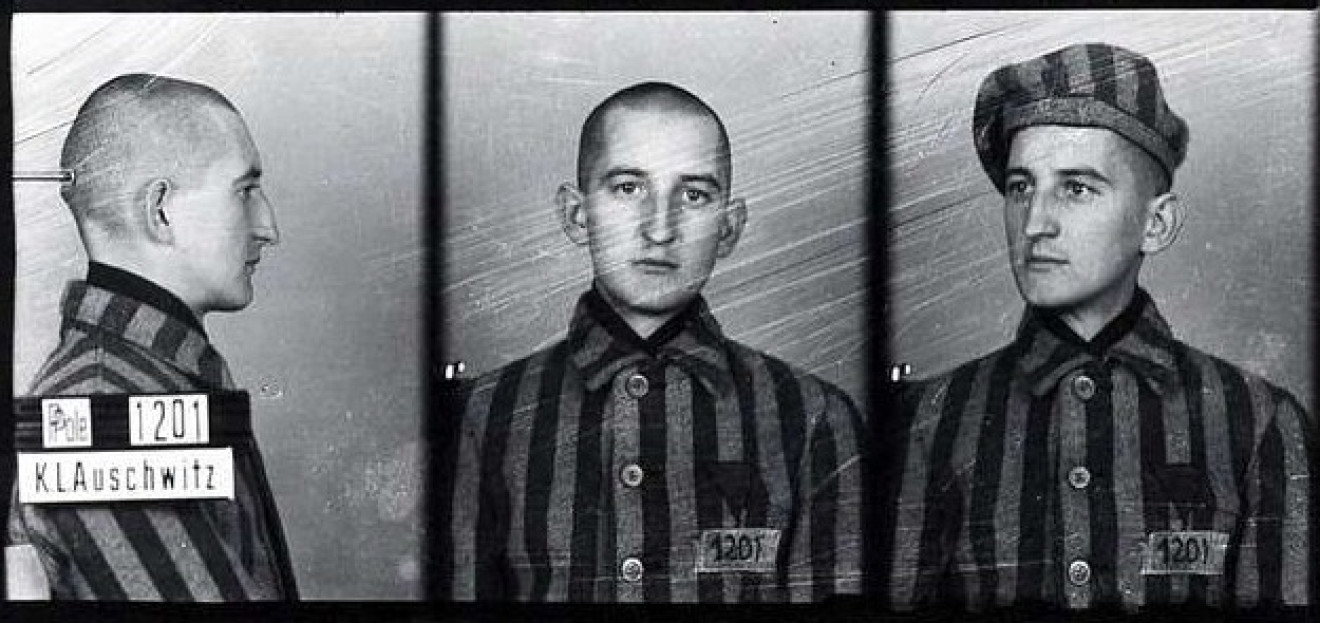 Franciszek Blachnicki, Auschwitz numer obozowy 1201 Licencja: Państwowe Muzeum Auschwitz-Birkenau / Wikimedia Commons / CC0 (Public domain/Domena publiczna)